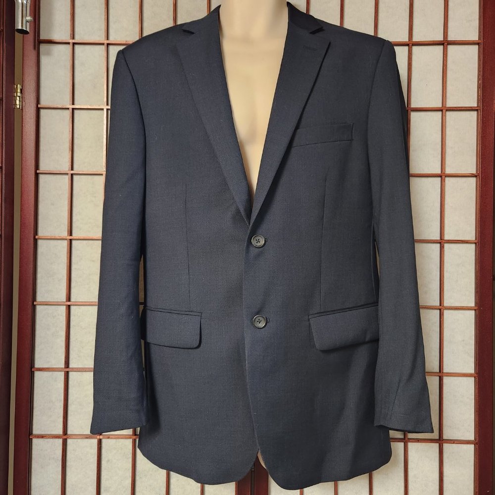 Pronto Uomo Navy Sport Coat Size 40R